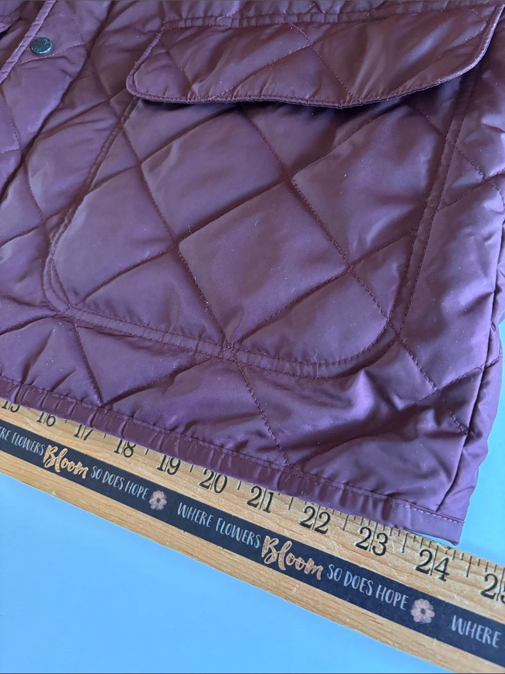 Polo Ralph Lauren Quilted Jacket Size L Riding Maroon Vtg Lined Polo Barn Jacket